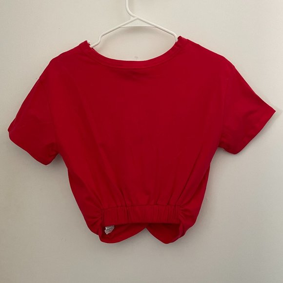 Forever 21 Red Knot Crop Top - Picture 3 of 3